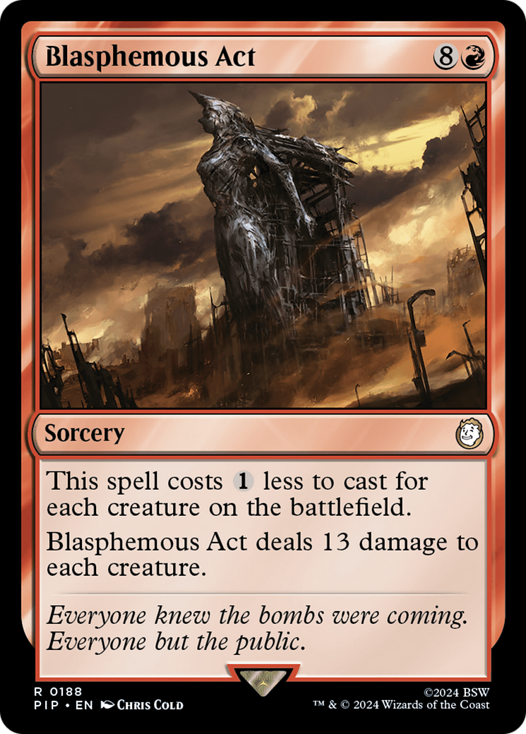 Image of Blasphemous Act (PIP-188) - Fallout