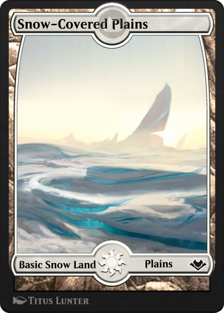 Image of Snow-Covered Plains (PANA-257) - MTG Arena Promos: (Full Art)
