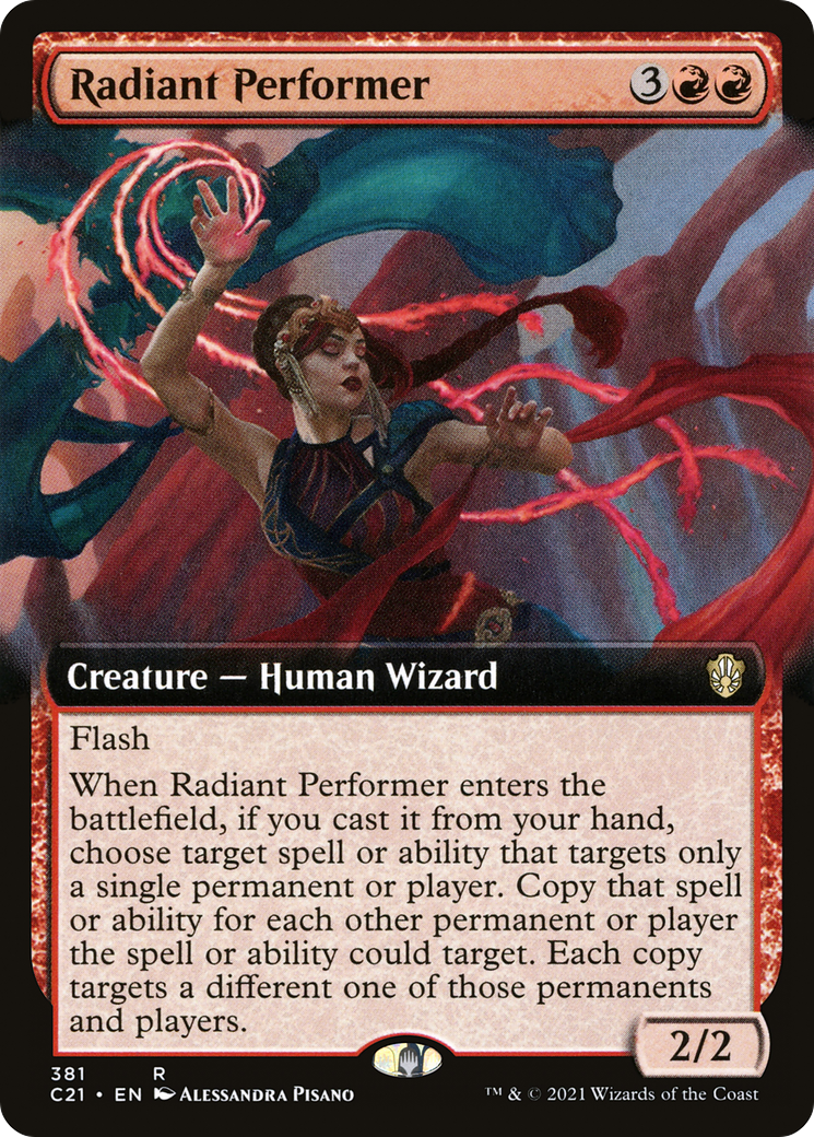 Image of Radiant Performer (Extended Art) (C21-381) - Commander 2021: (Extended Art)