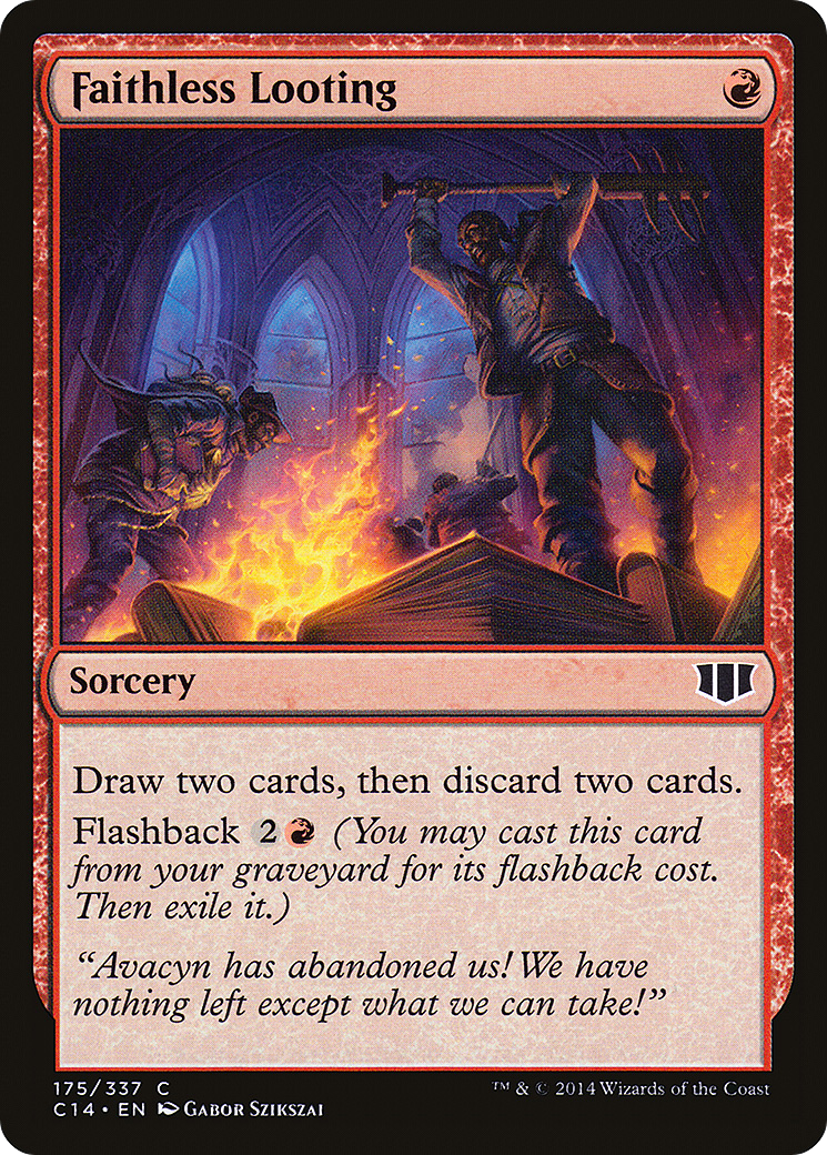 Image of Faithless Looting (C14-175) - Commander 2014