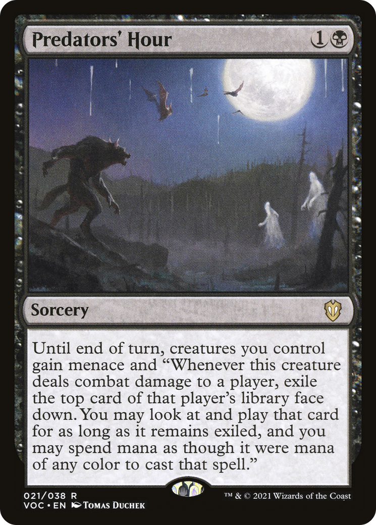 Image of Predators' Hour (VOC-021) - Crimson Vow Commander