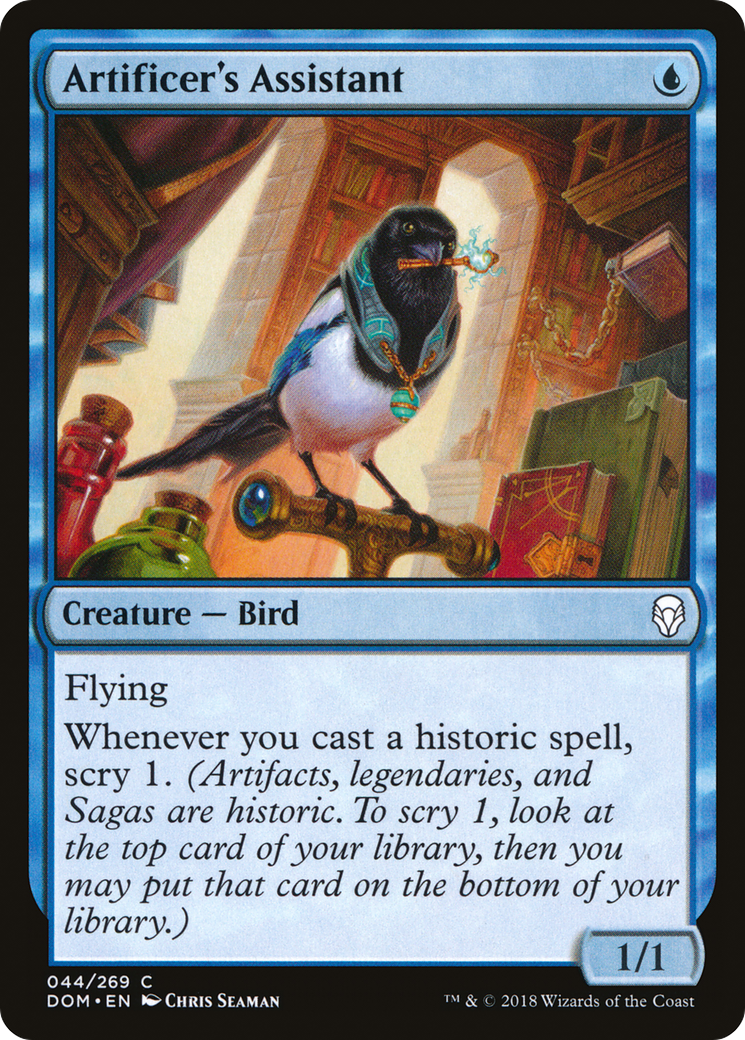 Image of Artificer's Assistant (DOM-044) - Dominaria Foil