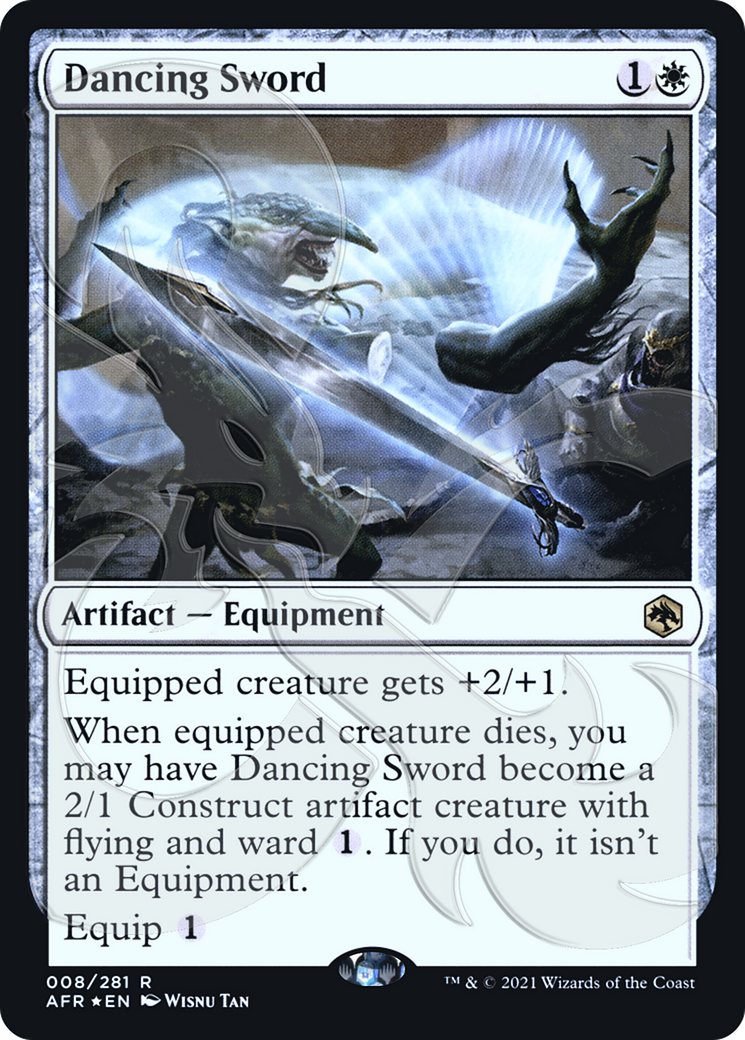 Image of Dancing Sword (AFR&-008) - Adventures in the Forgotten Realms Promos Foil