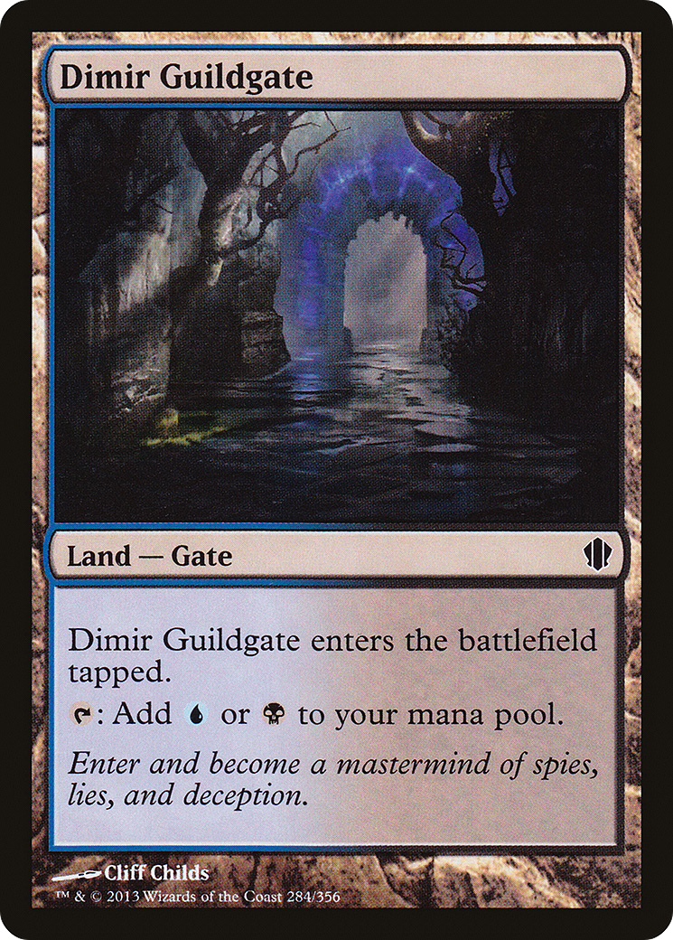 Image of Dimir Guildgate (C13-284) - Commander 2013
