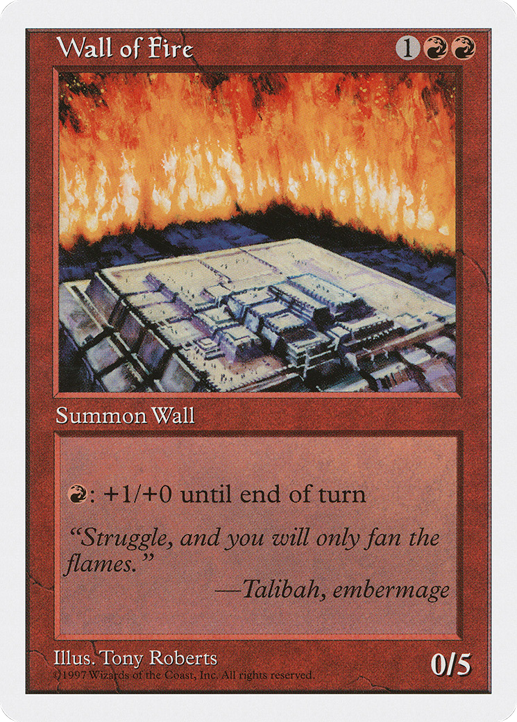 Image of Wall of Fire (5ED-) - Fifth Edition