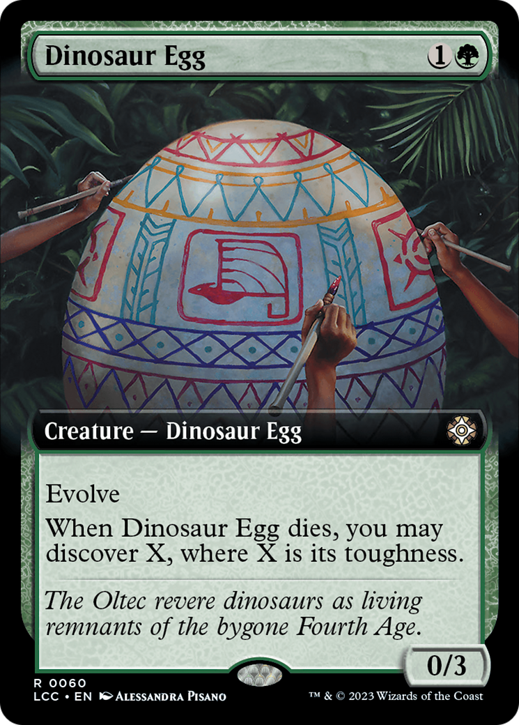 Image of Dinosaur Egg (Extended Art) (LCC-060) - The Lost Caverns of Ixalan Commander: (Extended Art)