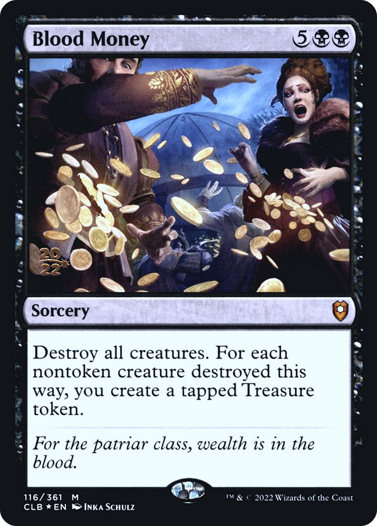 Image of Blood Money (PRE-116) - Battle for Baldur's Gate Promos Foil