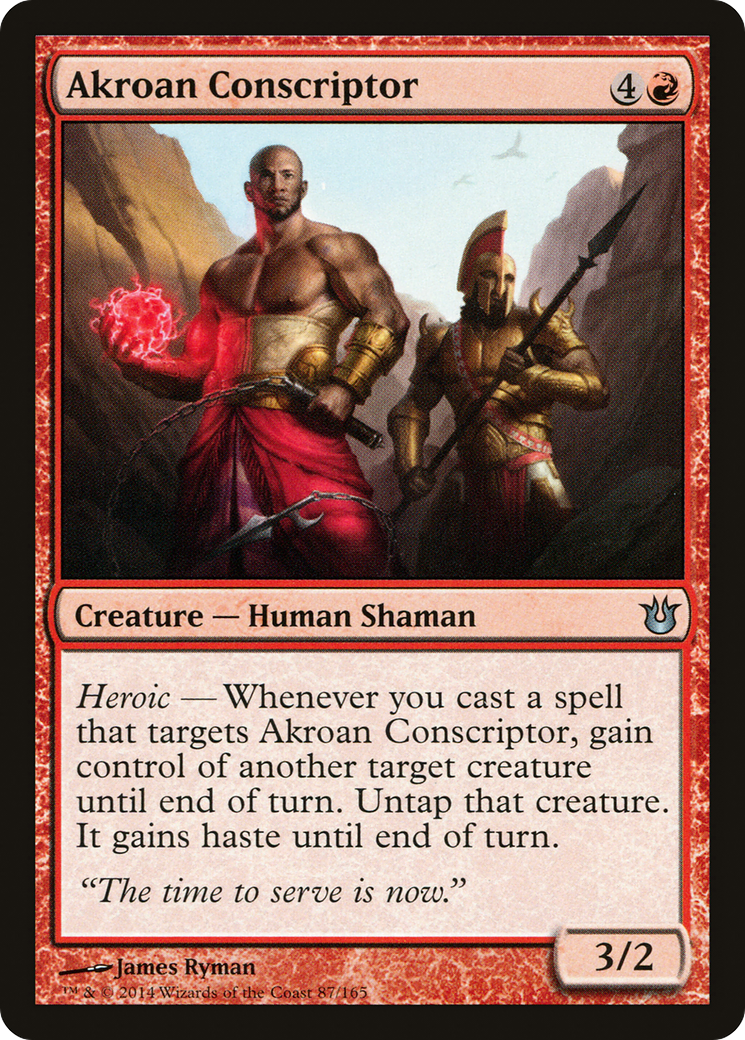 Image of Akroan Conscriptor (BNG-087) - Born of the Gods