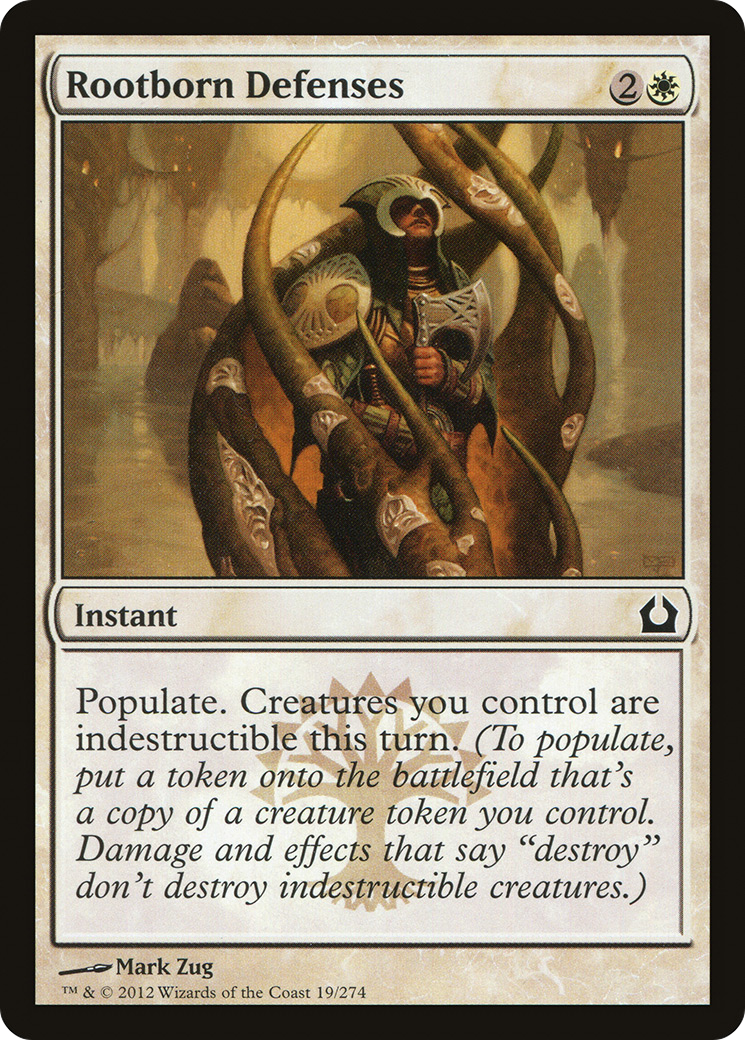 Image of Rootborn Defenses (RTR-019) - Return to Ravnica Foil