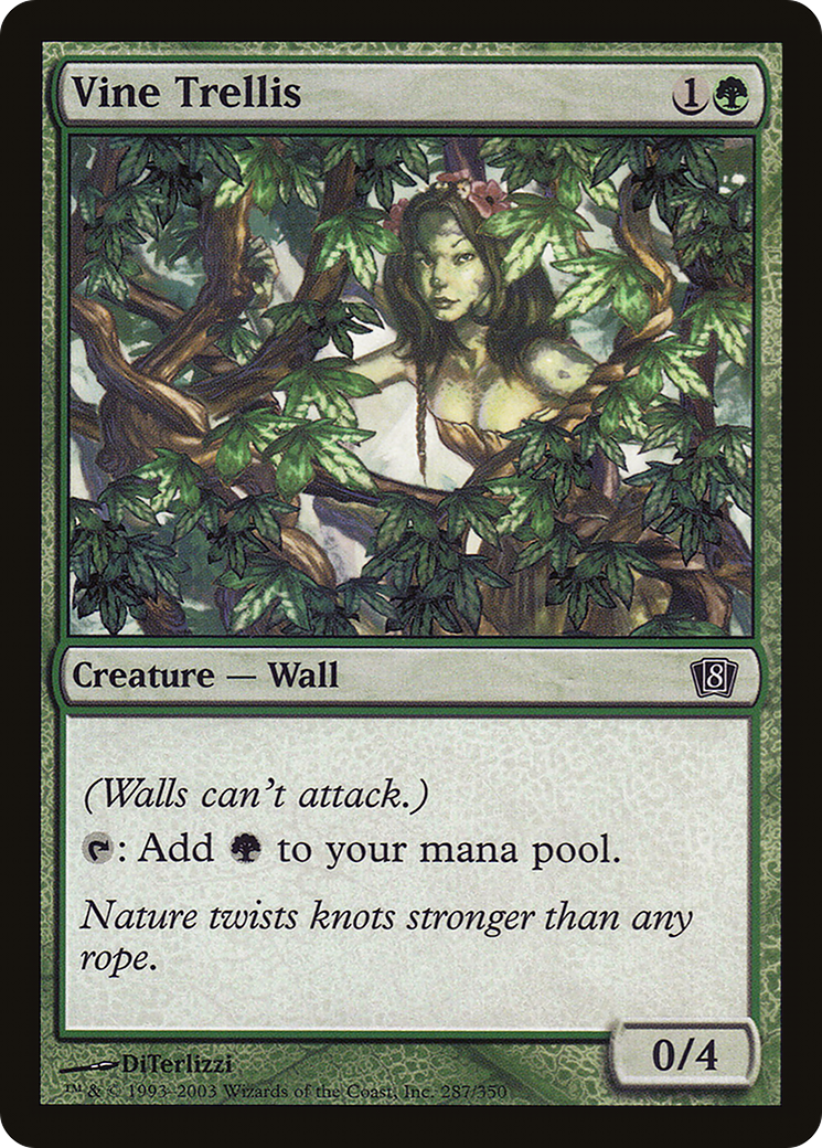 Image of Vine Trellis (8ED-287) - 8th Edition Foil