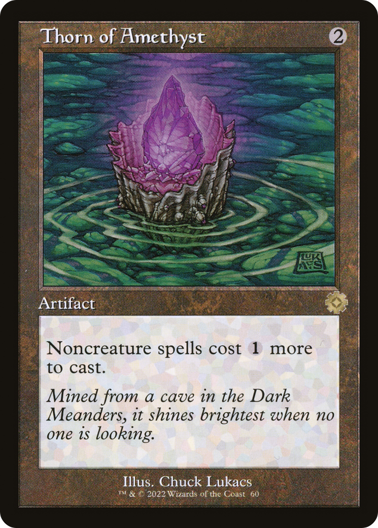 Image of Thorn of Amethyst (BRR-060) - The Brothers' War Retro Artifacts Foil