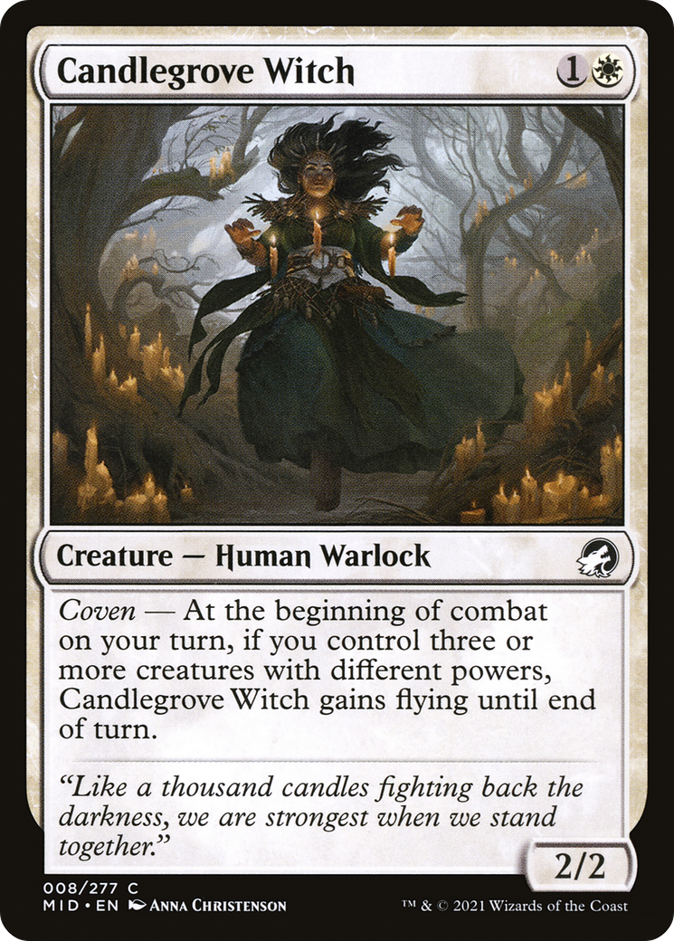 Image of Candlegrove Witch (MID-008) - Innistrad: Midnight Hunt
