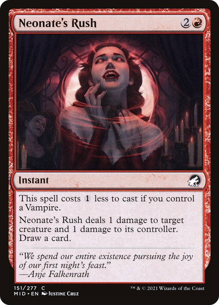 Image of Neonate's Rush (MID-151) - Innistrad: Midnight Hunt