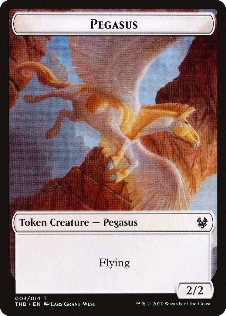 Image of Pegasus Token (THB-003) - Theros Beyond Death Tokens