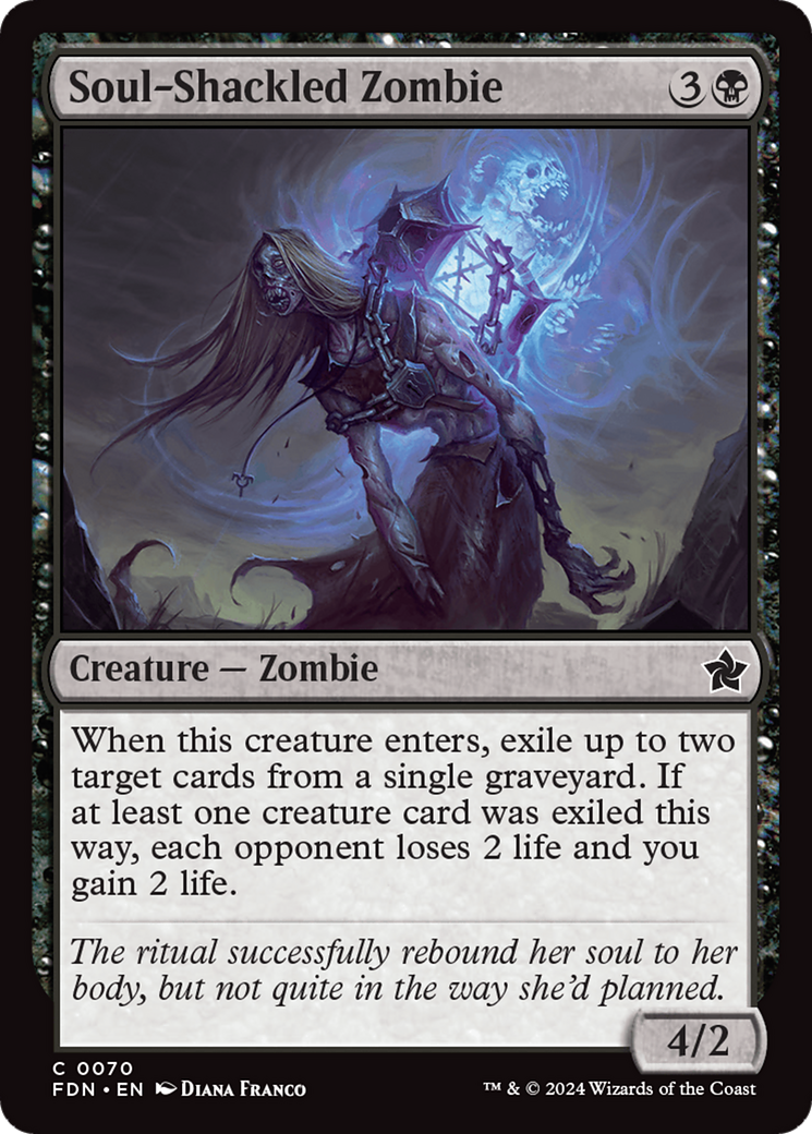 Image of Soul-Shackled Zombie (FDN-070) - Foundations