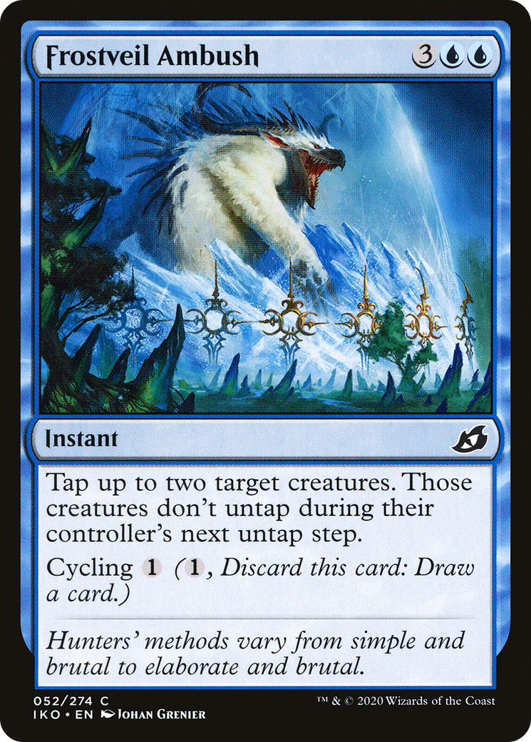Image of Frostveil Ambush (IKO-052) - Ikoria: Lair of Behemoths Foil