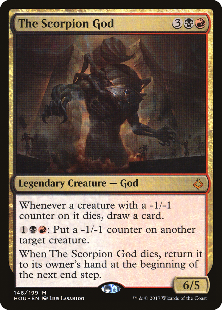 Image of The Scorpion God (HOU-146) - Hour of Devastation Foil