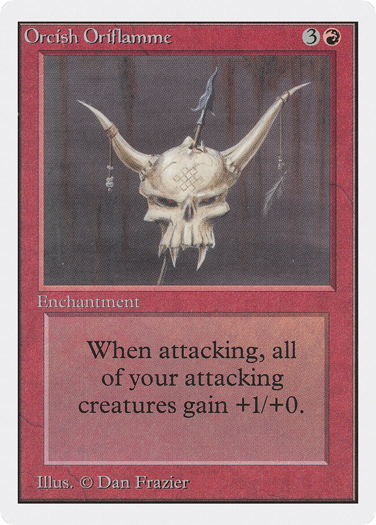 Image of Orcish Oriflamme (2ED-) - Unlimited Edition