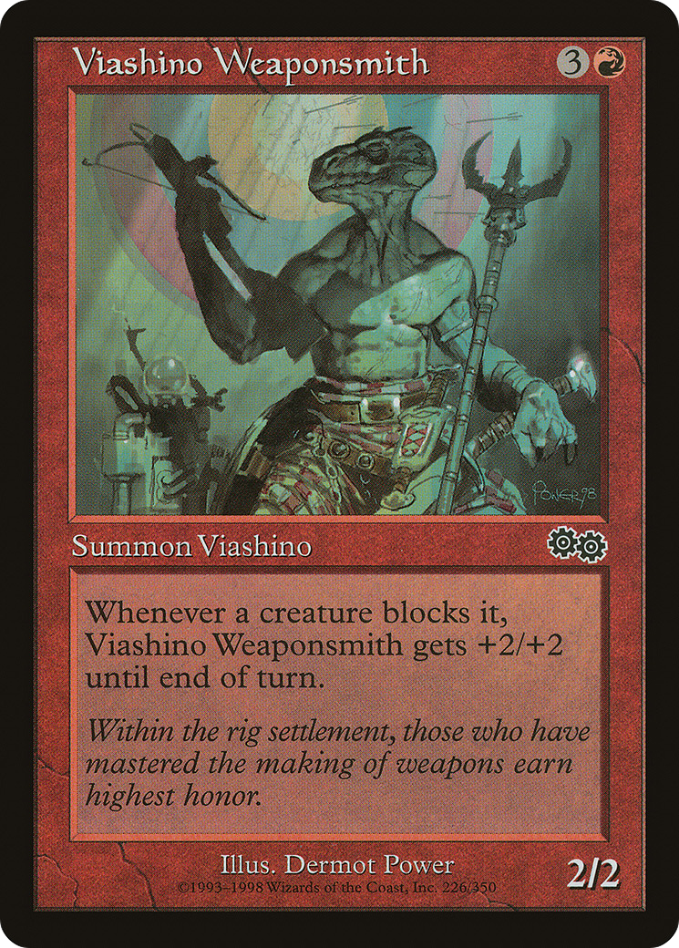 Image of Viashino Weaponsmith (USG-226) - Urza's Saga