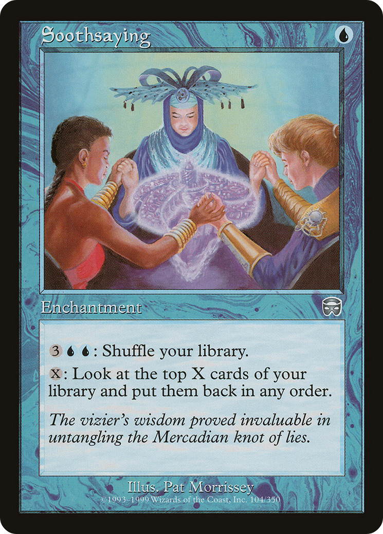 Image of Soothsaying (MMQ-104) - Mercadian Masques