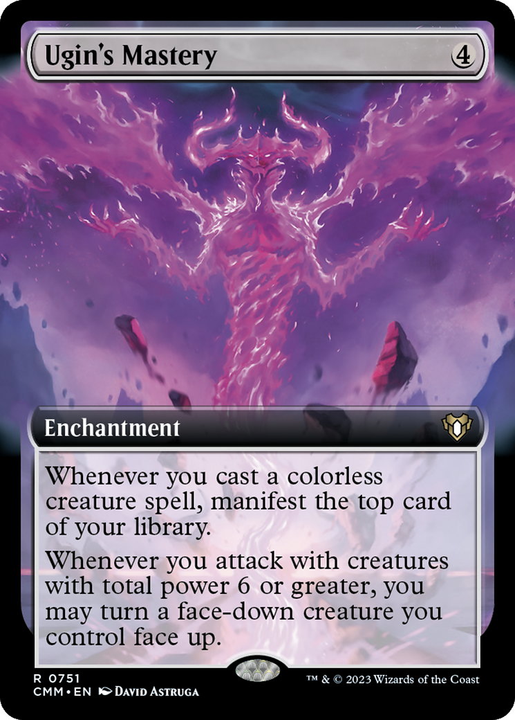 Image of Ugin's Mastery (Extended Art) (CMM-751) - Commander Masters: (Extended Art) Foil