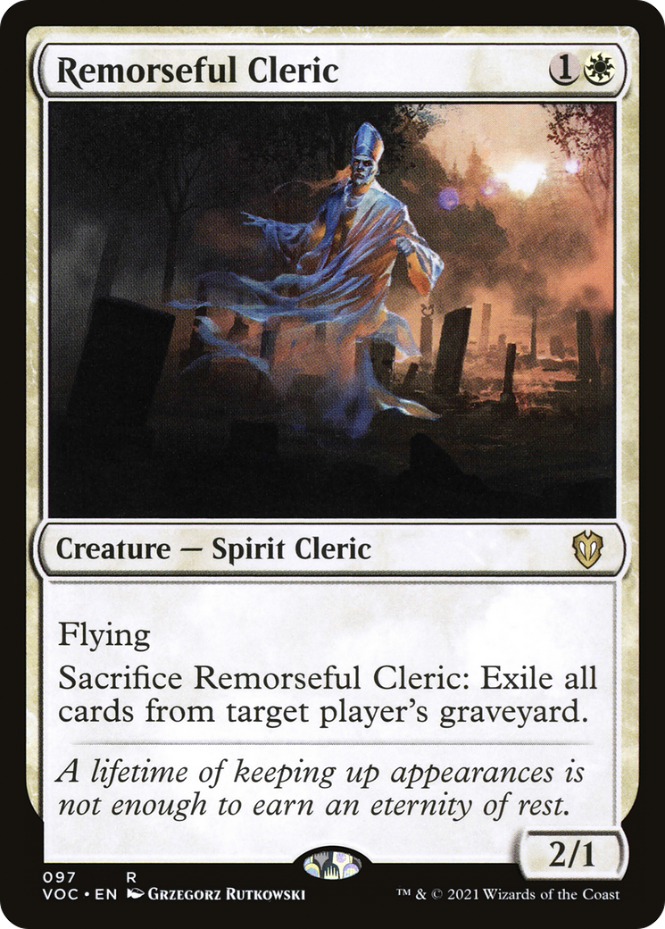 Image of Remorseful Cleric (VOC-097) - Crimson Vow Commander