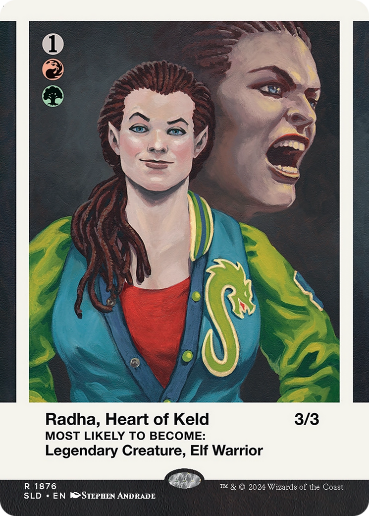 Image of Radha, Heart of Keld // Radha, Heart of Keld (SLD-1876) - Secret Lair Drop (Borderless) Foil