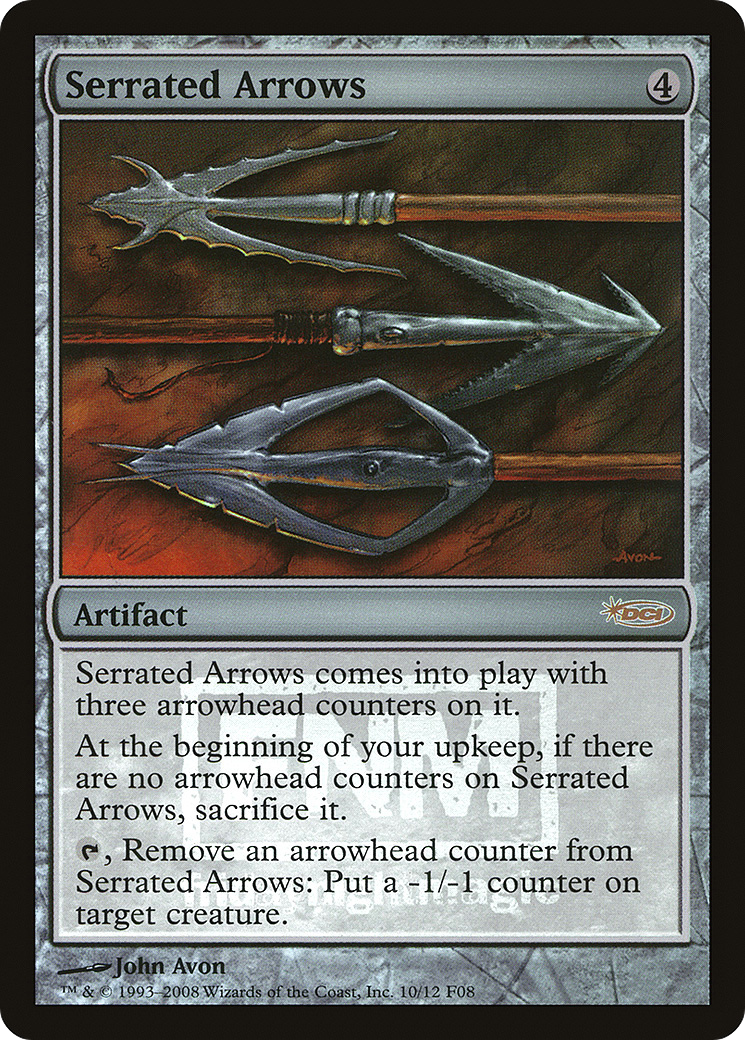 Image of Serrated Arrows (FNM-) - Friday Night Magic 2008 Foil