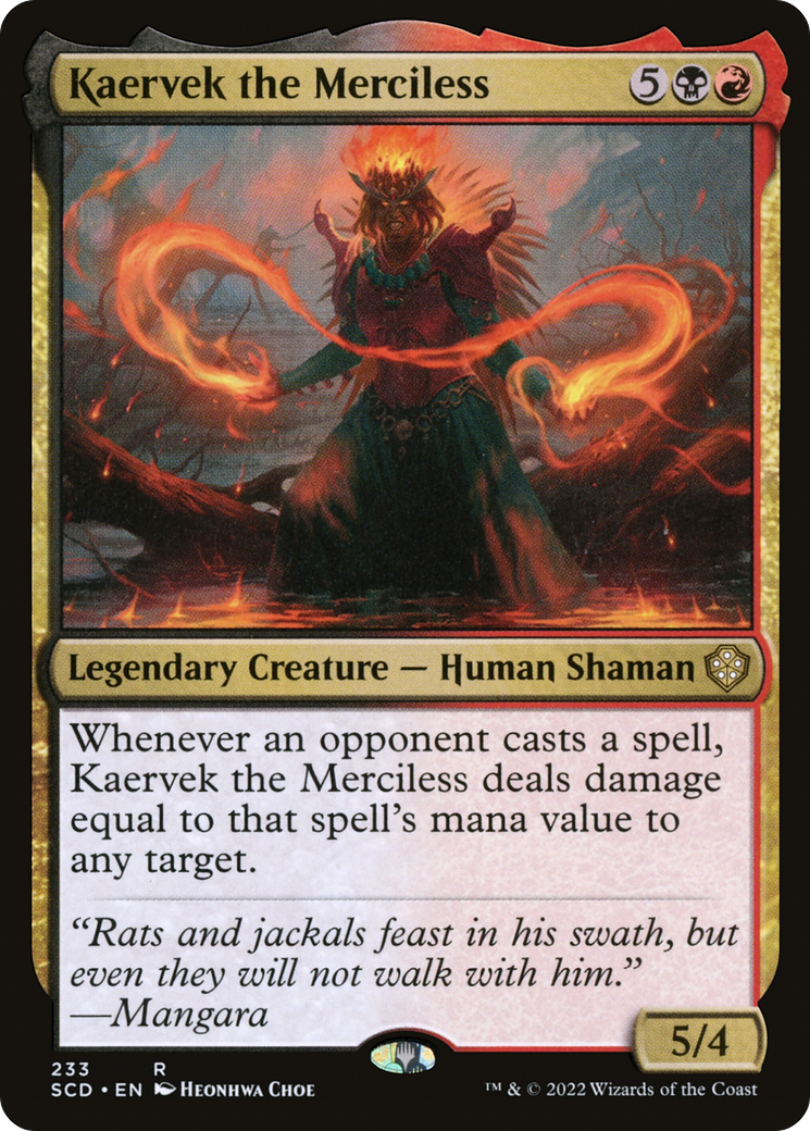 Image of Kaervek the Merciless (SCD-233) - Starter Commander Decks