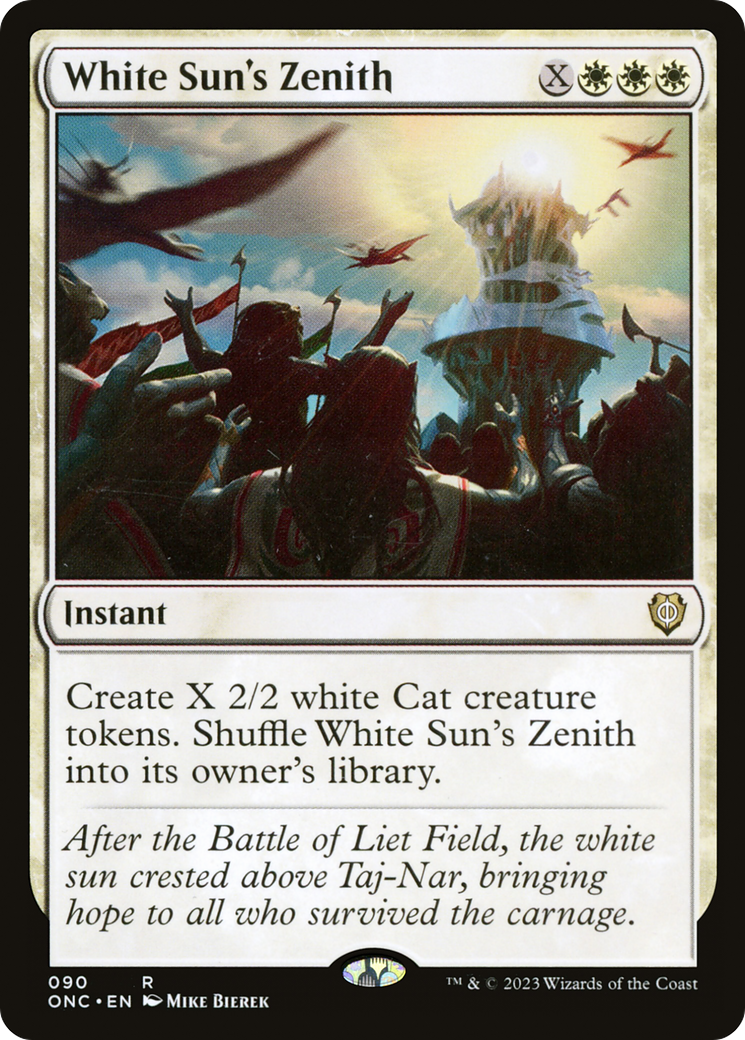 Image of White Sun's Zenith (ONC-090) - Phyrexia: All Will Be One Commander