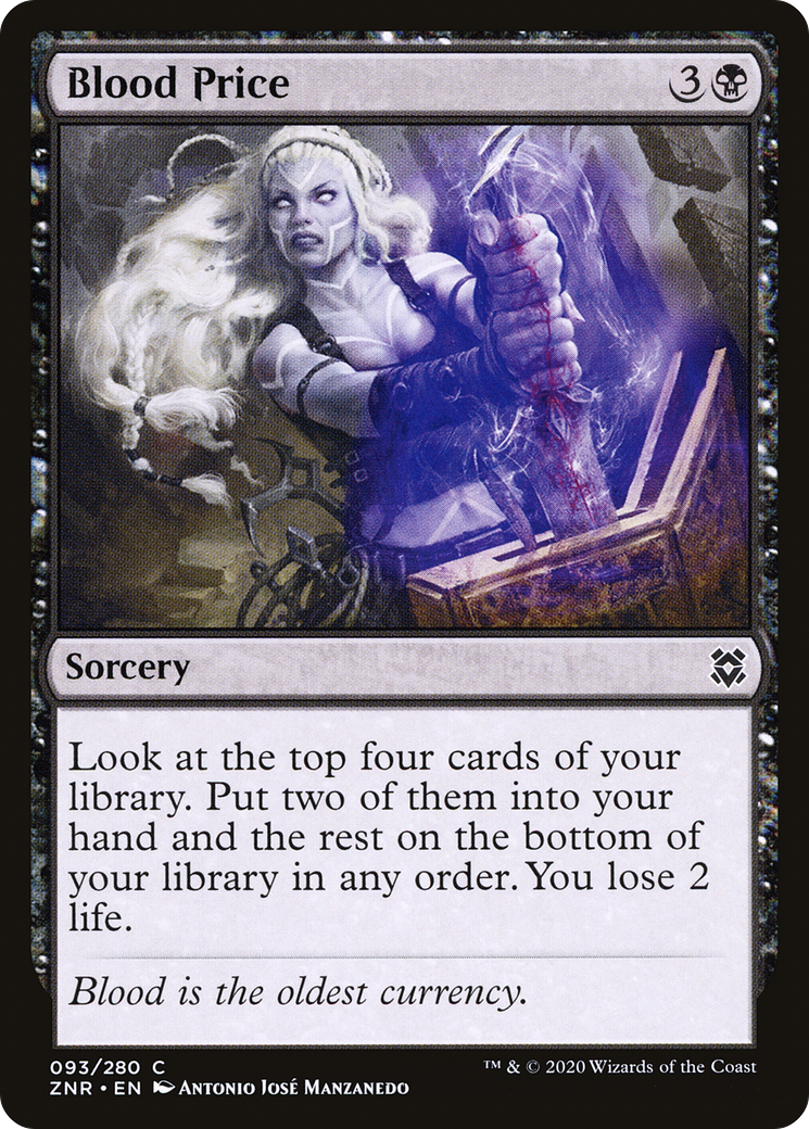 Image of Blood Price (ZNR-093) - Zendikar Rising Foil