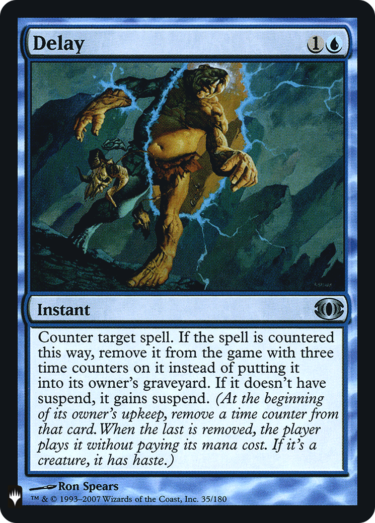 Image of Delay (LIST-035) - The List Foil