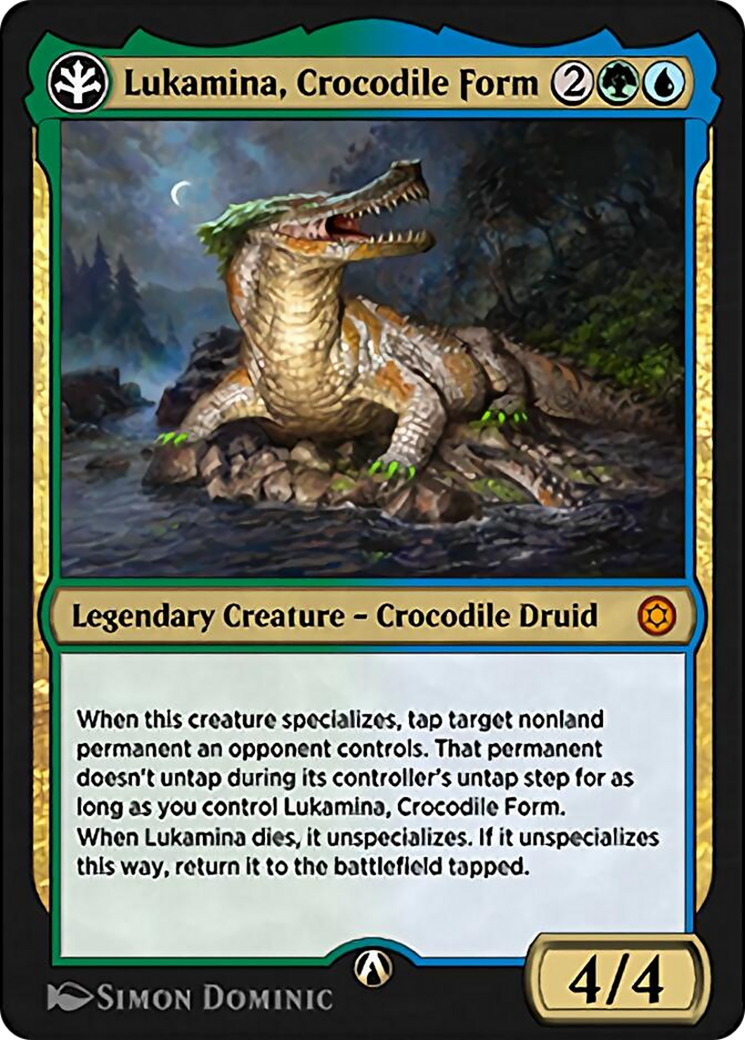 Image of Lukamina, Crocodile Form (HBG-17U) - Alchemy Horizons: Baldur's Gate