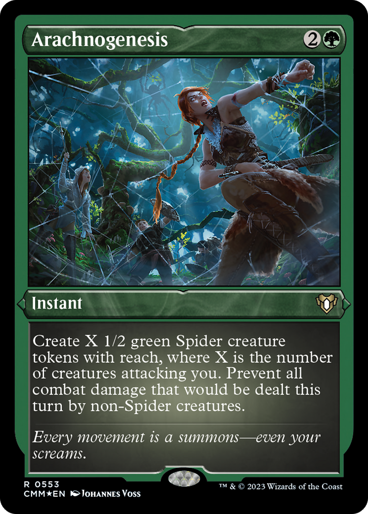 Image of Arachnogenesis (CMM-553) - Commander Masters Etched Foil