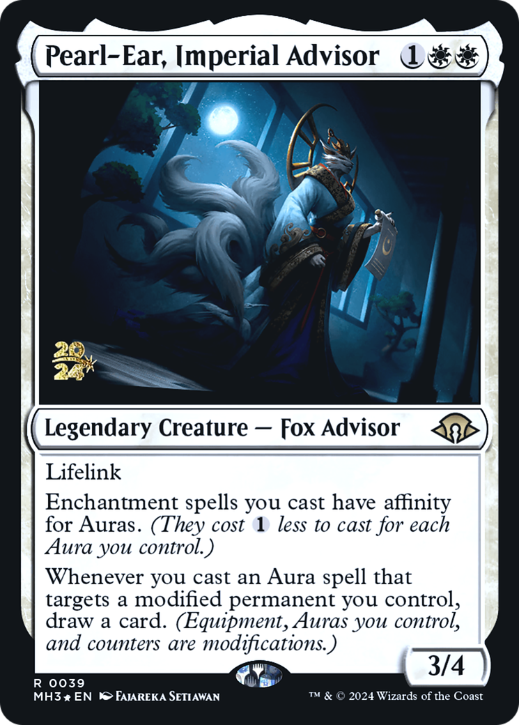 Image of Pearl-Ear, Imperial Advisor (PRE-039) - Modern Horizons 3 Promos Foil