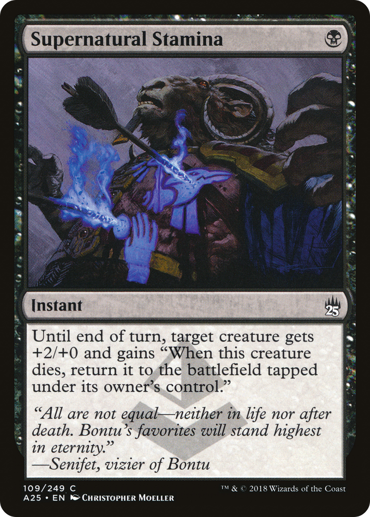 Image of Supernatural Stamina (A25-109) - Masters 25 Foil