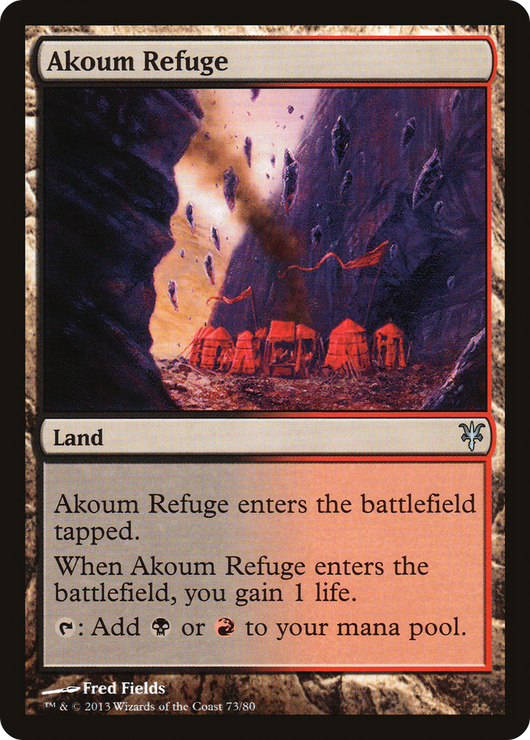 Image of Akoum Refuge (DDK-073) - Duel Decks: Sorin vs. Tibalt