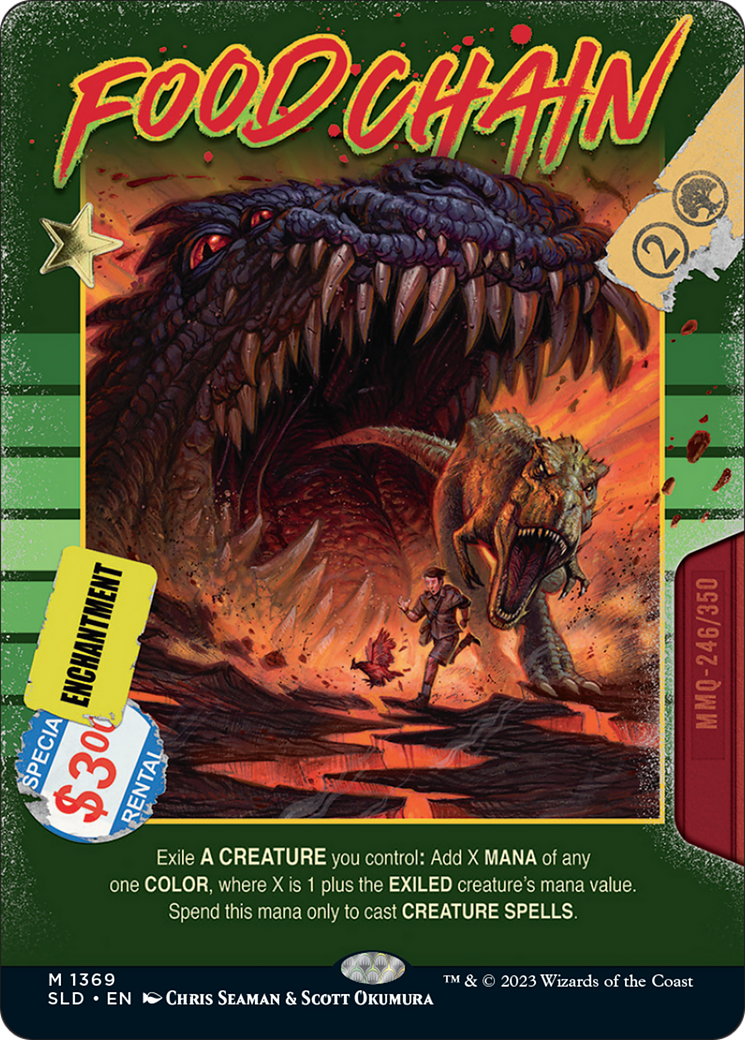 Image of Food Chain (SLD-1369) - Secret Lair Drop: (Full Art) (Borderless)