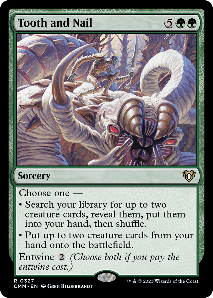 Image of Tooth and Nail (CMM-327) - Commander Masters
