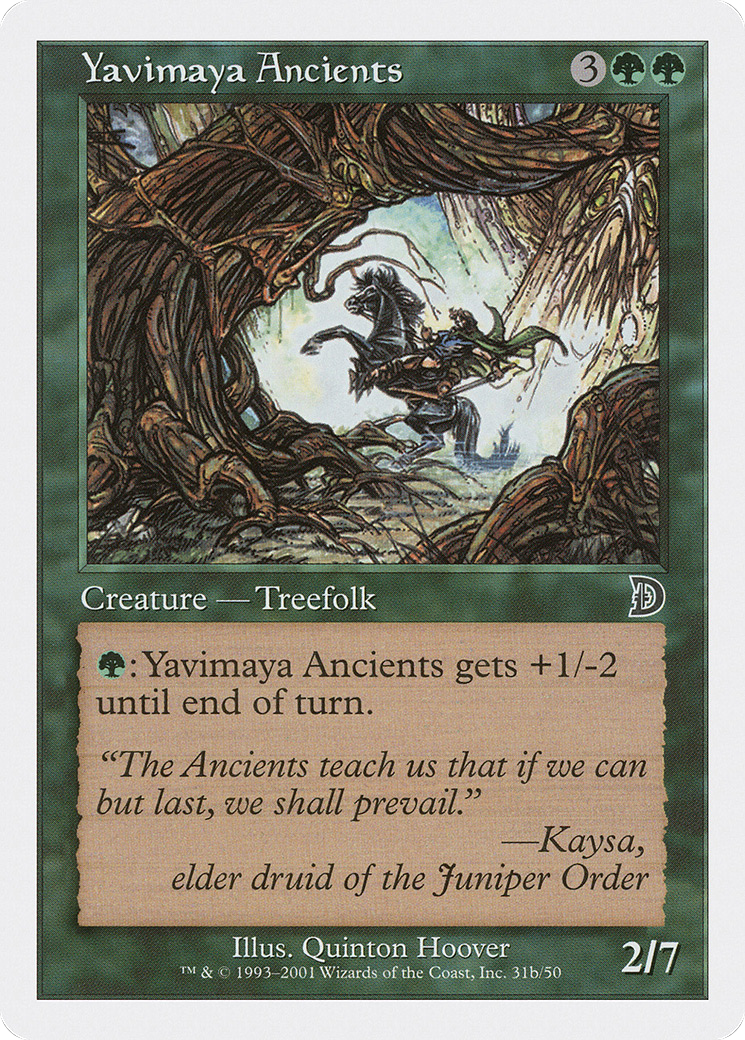 Image of Yavimaya Ancients (31b) (DKM-31B) - Deckmasters