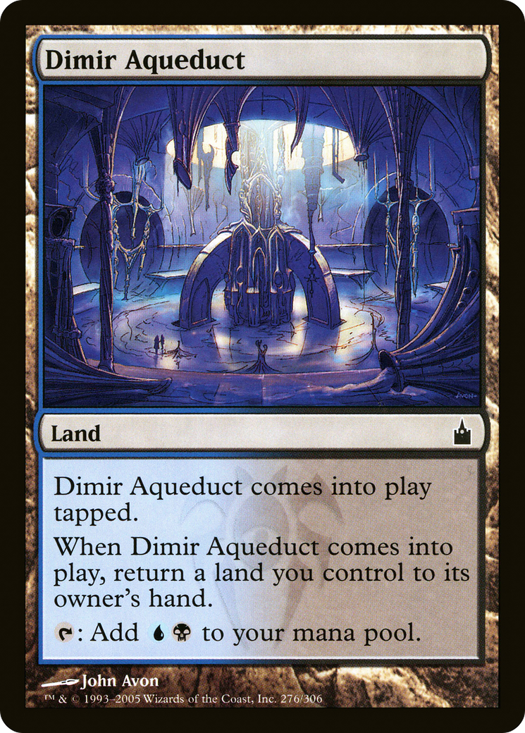 Image of Dimir Aqueduct (RAV-276) - Ravnica: City of Guilds Foil
