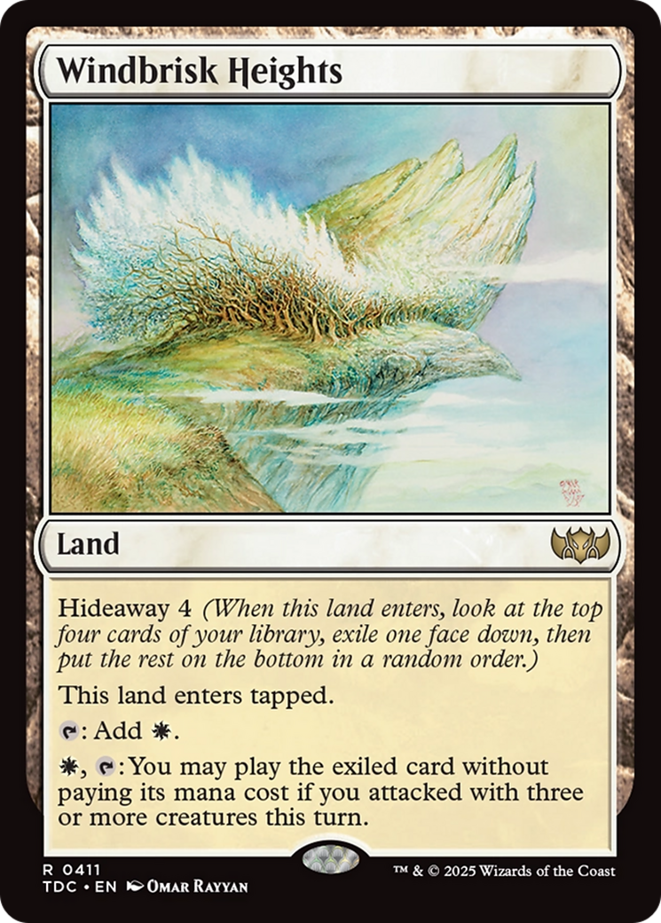 Image of Windbrisk Heights (TDC-411) - Commander: Tarkir: Dragonstorm