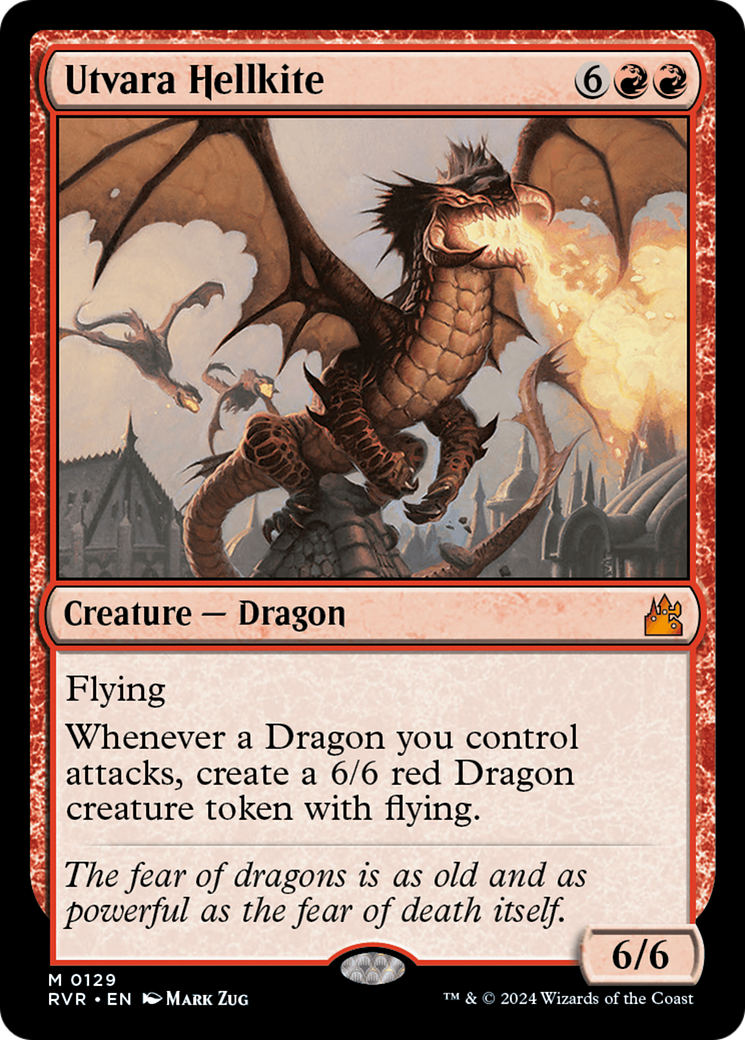 Image of Utvara Hellkite (RVR-129) - Ravnica Remastered