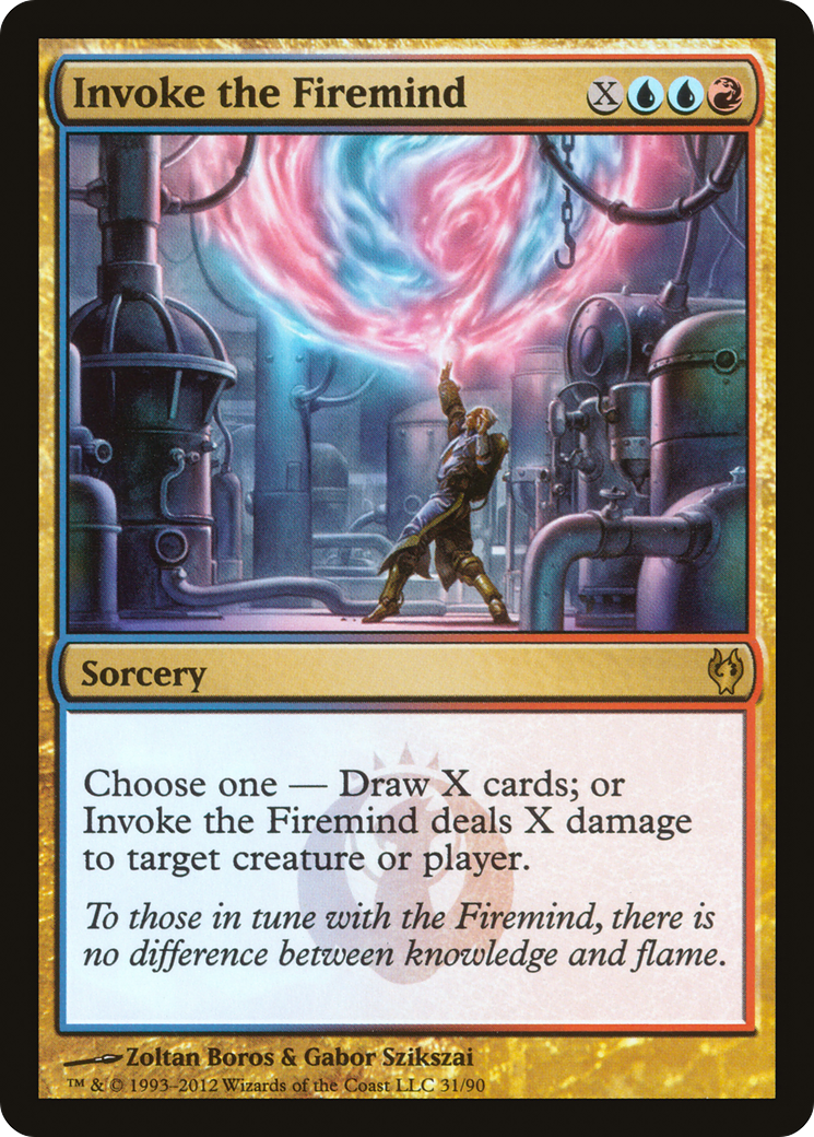 Image of Invoke the Firemind (DDJ-031) - Duel Decks: Izzet vs. Golgari