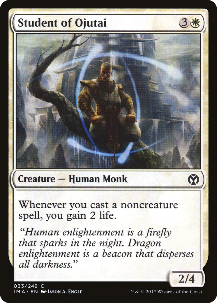 Image of Student of Ojutai (IMA-033) - Iconic Masters Foil