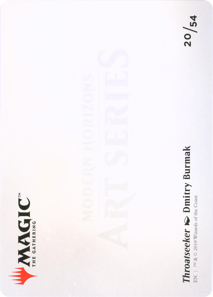 Image of Throatseeker // Throatseeker (AMH1-020) - Modern Horizons Art Series (Borderless)