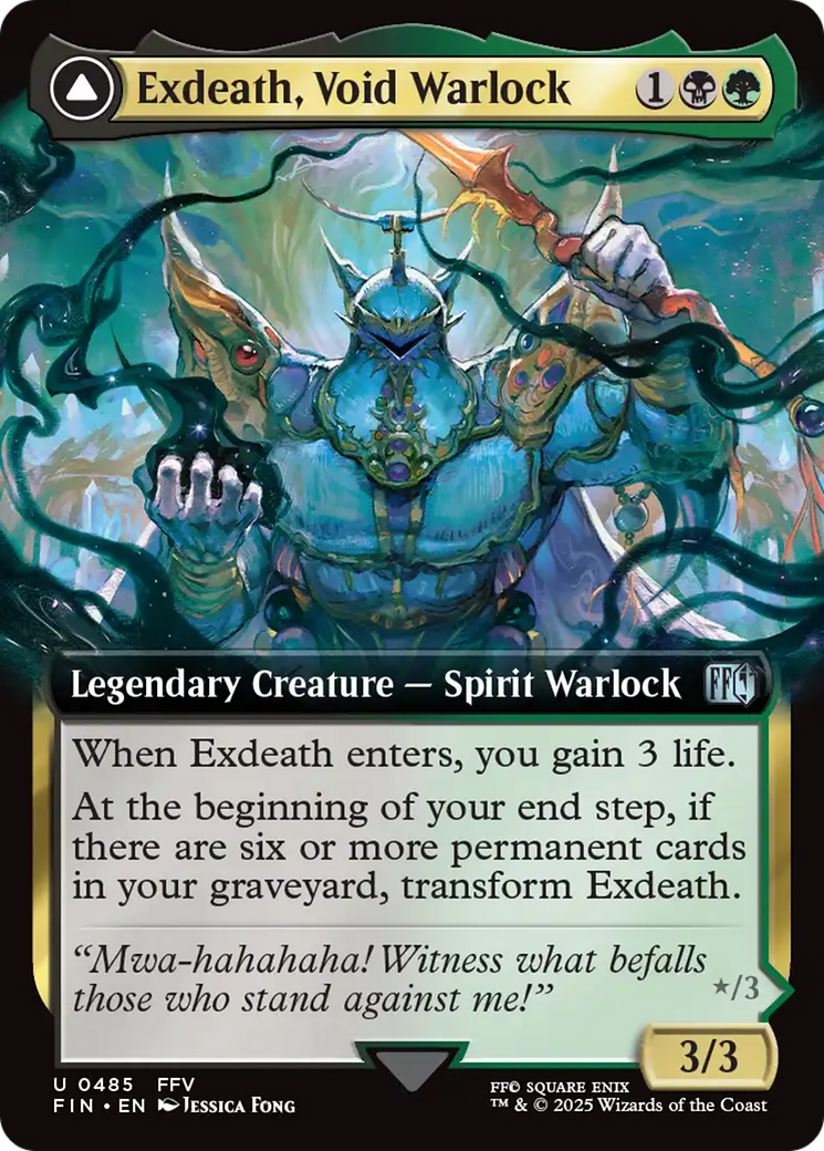 Image of Exdeath, Void Warlock (Extended Art) (FIN-485) - FINAL FANTASY: (Extended Art)
