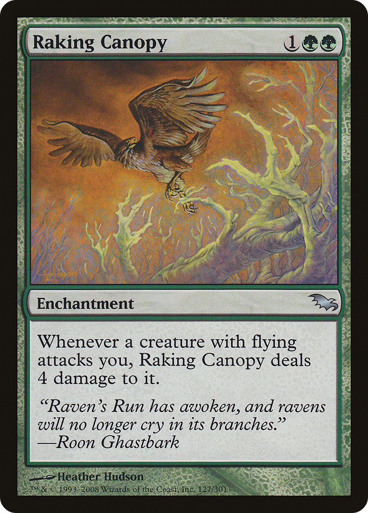 Image of Raking Canopy (SHM-127) - Shadowmoor Foil