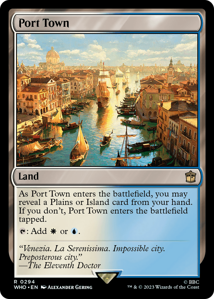 Image of Port Town (WHO-294) - Doctor Who Foil