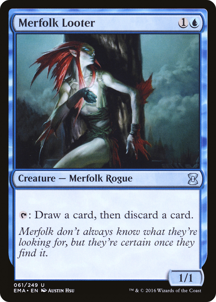 Image of Merfolk Looter (EMA-061) - Eternal Masters Foil